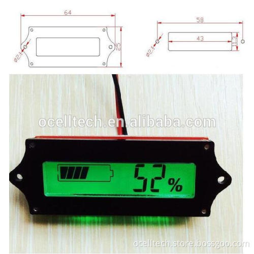 1-16S lithium ion and lifepo4 batteries LCD DISPLAY